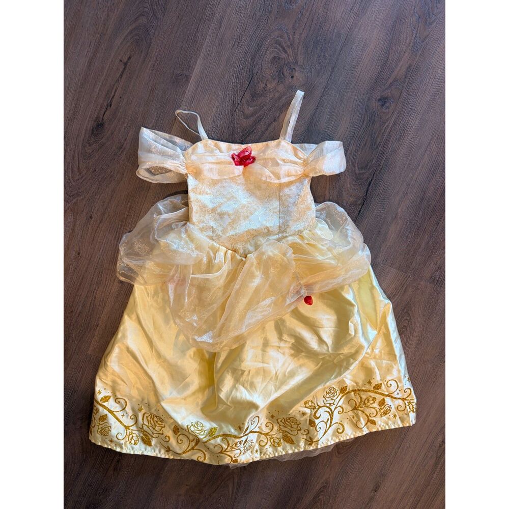Disney princess Belle Beauty and the Beast play costume Halloween girls size 4-6